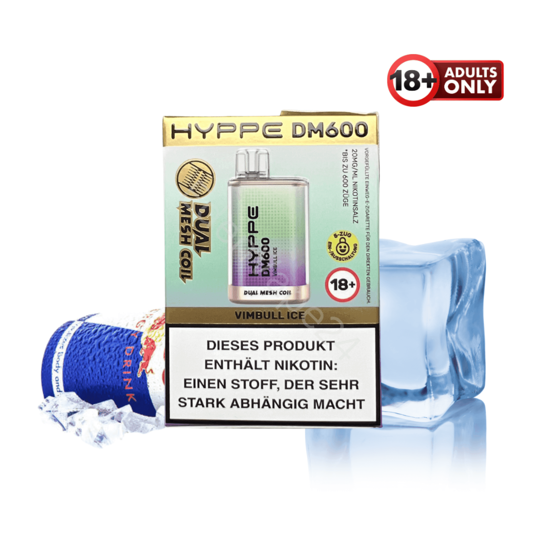 Flerbar HYPPE DM600 - Vimbull Ice - EdenVape24